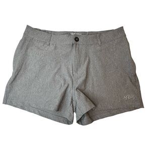 Huk Gray Women's Athletic Shorts